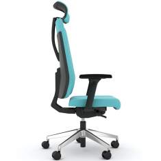 Bürostuhl türkis Drehstühle ergonomischer Bürodrehstuhl exklusiv, viasit, F1