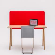 Tisch-Organisations/Trennwandsysteme, MUTE Design, Akustik Tischtrennwand Duo