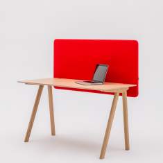 Tisch-Organisations/Trennwandsysteme, MUTE Design, Akustik Tischtrennwand Duo