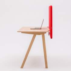 Tisch-Organisations/Trennwandsysteme, MUTE Design, Akustik Tischtrennwand Duo