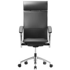 Bürostuhl Leder Bürodrehstuhl schwarz, Grammer Office (Nowy Styl Group), Tiger Up