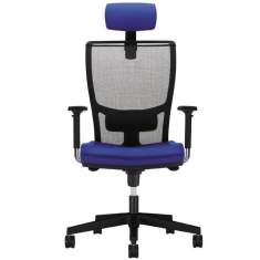 Bürostuhl Kopfstütze Bürodrehstuhl blau, Nowy Styl, Z-Body