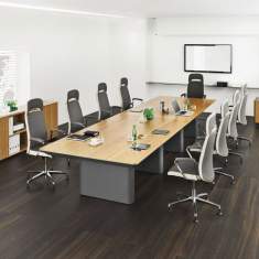 Konferenztisch Gross Holz Konferenztische, Nowy Styl, eRange Besprechungstisch