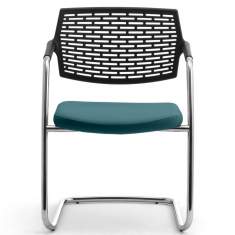 Besucherstuhl türkis Freischwinger Besucherstühle Büro Konferenzstuhl Konferenzstühle, fm Büromöbel, Iota