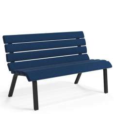 Sofa Lounge blau Traversenbänke, Materia, Park