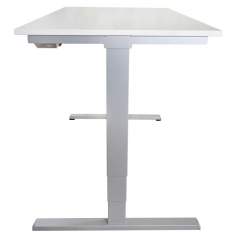 Höhenverstellbarer Schreibtisch weiß Ergonomie Büro Schreibtische ergonomisch, Sara, Smart - T-Fuss - Sitz-Stehhtisch