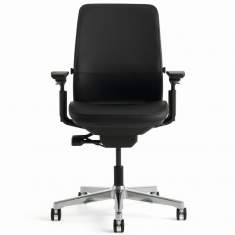 Bürostühle mit Armlehnen Schreibtischstühle schwarz, Steelcase, Amia