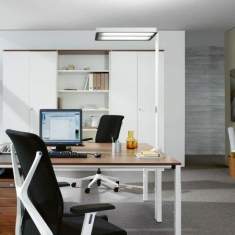 Tageslicht Tischlampe modern Schreibtischlampe Design LED Tischleuchte, Waldmann, LAVIGO Tischaufbauleuchte