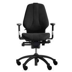 Bürostuhl schwarz Bürodrehstuhl moderne Bürostühle mit Armlehnen Flokk, RH Logic 300