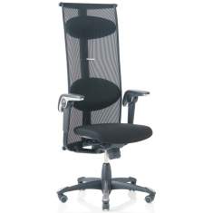 Hag Bürostuhl ergonomischer Bürodrehstuhl schwarz Flokk, HAG Inspiration