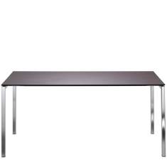 Schwarzer Schreibtisch Design dünne Tischplatte filigrane Schreibtische Design Büromöbel, rosconi, Objektmöbel - 206 | 207