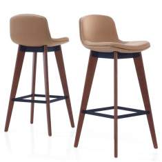 Barhocker Holz Barstuhl braun cubb Orangebox