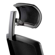 Bürostühle mit Kopfstütze Schreibtischstühle schwarz, fm Büromöbel, NetGo