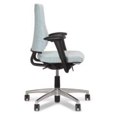 Ergonomischer Bürostuhl mit Armlehnen Bürodrehstuhl ergonomisch Büro grau, BMA-Ergonomics, Axia 2.2