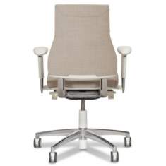 Ergonomischer Bürostuhl beige mit Armlehnen Bürodrehstuhl ergonomisch Büro BMA-Ergonomics, Axia 2.3
