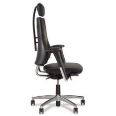 Ergonomischer Bürostuhl mit Kopfstütze Bürodrehstuhl ergonomisch Büro Schreibtischstuhl Armlehnen BMA-Ergonomics, Axia 2.4