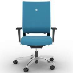 viasit Bürostuhl ergonomisch Bürodrehstuhl blau, viasit Impulse Bürodrehstuhl