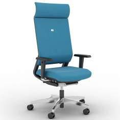 viasit Bürostuhl ergonomisch Bürodrehstuhl blau, viasit, Impulse Bürodrehstuhl
