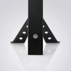 Tischlampe modern Schreibtischlampe Design LED Tischleuchte schwarz, Hansa, LED Swing
