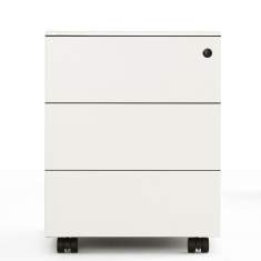 Rollcontainer Metall mobile Bürocontainer Metall, Kristalia, Bureau