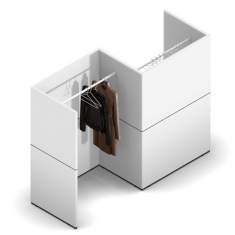 Möbel für Warte und Empfangsbereiche | Mobile Stell/Trennwände | Organisationswände, werner works, R-Modul