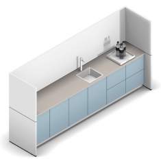 Möbel für Warte und Empfangsbereiche | Mobile Stell/Trennwände | Organisationswände, werner works, R-Modul