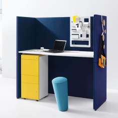 Möbel für Warte und Empfangsbereiche | Mobile Stell/Trennwände | Organisationswände, werner works, R-Modul
