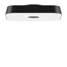 Deckenleuchte dimmbar LED Deckenlampe Büro schwarz, Belux, KOI-Q Deckenleuchte