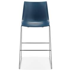 Barhocker blau Barstuhl Girsberger, Nava Bar