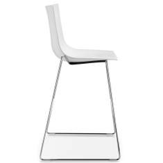 Barhocker weiss Barstuhl Girsberger, Nava Bar