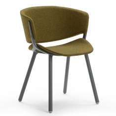 Besucherstuhl grün Besucherstühle Konferenzstühle Cafeteria Stühle, offecct, Phoenix