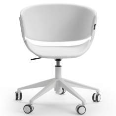 Drehstuhl weiss Konferenzstuhl mit Rollen Konferenzstühle, offecct, Phoenix