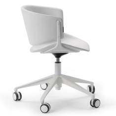 Drehstuhl weiss Konferenzstuhl mit Rollen Konferenzstühle, offecct, Phoenix