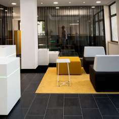 Moderne Bürogestaltung, Moderne Büroeinrichtung, Kuster Netcom, Hinwil