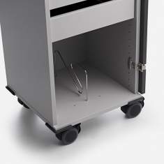 Rollcontainer Büro mobile Bürocaddy Kunststoff, Zemp, Caddy F
