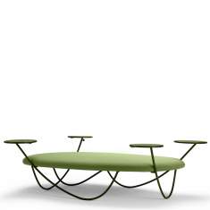 Lounge Sitzmöbel grün Sitzinseln, offecct, Dune
