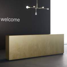 Empfangstheke Büro Tresen Design, Wettstein, Empfangstheke straight