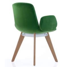 Besucherstuhl Holz Besucherstühle grün Konferenzstühle Cafeteria Stuhl Orangebox Cubb