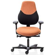 Bürostühle mit Armlehnen Drehstühle Büro orange, Orangebox flo