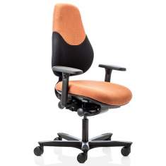 Bürostühle mit Armlehnen Drehstühle Büro orange, Orangebox flo