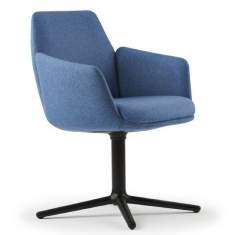 Haworth Bürostuhl Lounge Sessel blau Bürosessel Design HAWORTH, Poppy