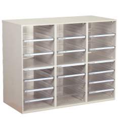 Regalschrank Büro Aktenschrak weiß , styro, styromega