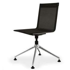 Konferenzstuhl schwarz Konferenzstühle mit Netzgewebe rosconi, Objektmöbel - BLAQ Conference Chair