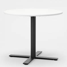 Design Beistelltische weiß Beistelltisch rund Mensa Tische, Kinnarps, Oberon Beistelltische