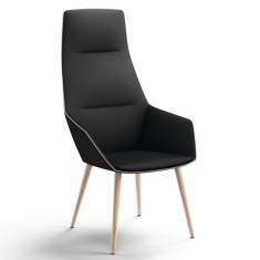 Loungesessel grau Design Büro Loungemöbel grau Brunner, ray soft