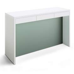 Empfangstheke für kleine Räume Büro Tresen grün, werner works, K-Modul Stand