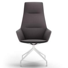 Loungesessel exkusiv Büro Clubsessel Stoff braun Loungemöbel, Brunner, ray soft