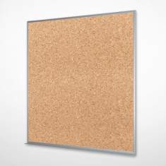 Wandtafeln | Pinnwand, o+c system - adeco, Korktafel Aluminiumrahmen