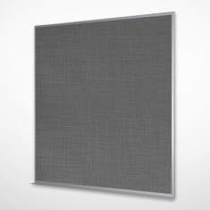 Wandtafeln | Pinnwand, o+c system - adeco, Stofftafel Aluminiumrahmen
