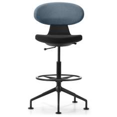 Bürostuhl hoch Bürodrehstuhl, Girsberger, Simplex 3D Counterstuhl